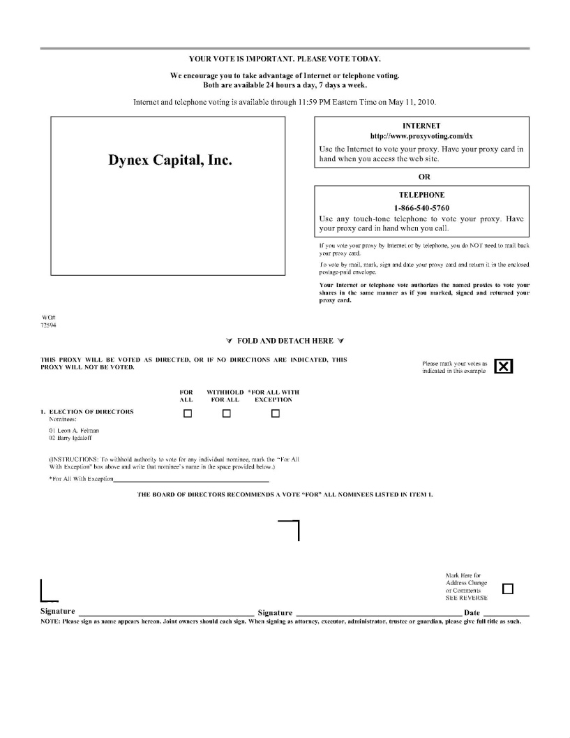 Preferred Proxy Card Page 1